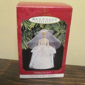 NIB 1997 Hallmark Keepsake Ornament Collector's Series Wedding Day Barbie Doll